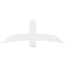 Ekena Millwork Bellingham Architectural Grade PVC Gable Bracket, 60"W x 22 1/2"H x 4"D x 6"F, 9/12 Pitch GBP060X23X0406BEL00 - alternate 2